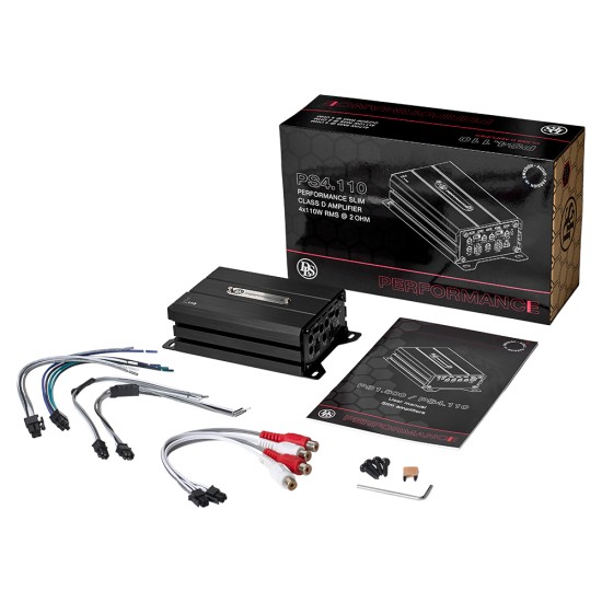 PS4.110 | Dls Audio Performance Slim Serisi 4 Kanal Amplifikatör PS4.110 | Dls Audio Performance Slim Serisi 4 Kanal Amplifikatör