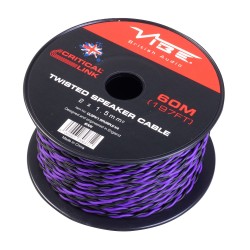 CLSPK1.5PURPLE-V4 | VIBE %100 Bakır 60 Metre Hoparlör Kablosu