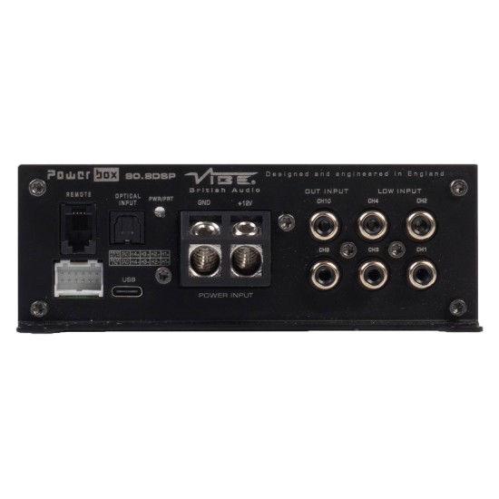 POWERBOX80.8-10DSP-V3 | Vibe Audio 8 Kanal Amplifikatör POWERBOX80.8-10DSP-V3 | Vibe Audio 8 Kanal Amplifikatör
